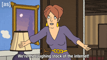 We'Re The Laughing Stock Of The Internet Deb GIF - We'Re The Laughing Stock Of The Internet Deb Royal Crackers GIFs