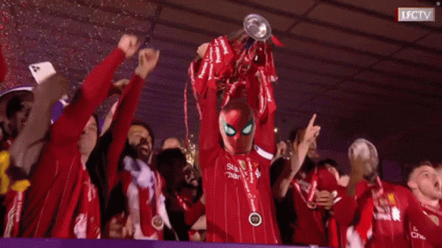 Spider Man Liverpool GIF - Spider Man Liverpool Premier - Discover & Share  GIFs