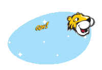 a goh tigers logo with a cartoon tiger