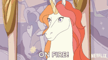 On Fire Swift Wind GIF - On Fire Swift Wind Shera And The Princesses Of Power GIFs
