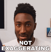 Not Exaggerating Marques Brownlee GIF - Not Exaggerating Marques Brownlee Im Not Overreacting GIFs