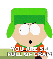 You Are So Full Of Crap Kyle Broflovski Sticker - You Are So Full Of Crap Kyle Broflovski South Park Stickers
