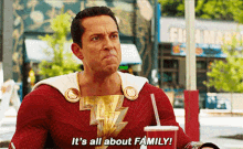 Shazam Its All About Family GIF - Shazam Its All About Family Family GIFs