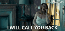 I Will Call You Back Marie Mireille Enos GIF