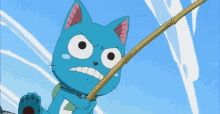 fairy tail fishing happy angry