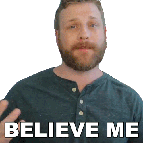 Believe Me Grady Smith Sticker - Believe Me Grady Smith Trust Me Stickers
