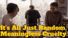 Station19 Vic Hughes GIF - Station19 Vic Hughes Its All Just Random Meaningless Cruelty GIFs