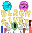 Resolve To Continue To Support Black Lives 2021 Sticker - Resolve To Continue To Support Black Lives 2021 Black Lives Matter Stickers
