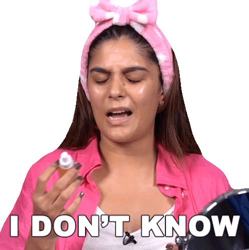 I Don'T Know Pooja Gor Sticker - I Don'T Know Pooja Gor Pinkvilla Stickers