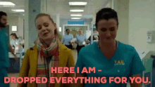 holby city holby bbc chloe godard dropped everything for you
