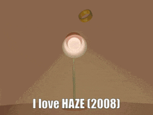 an open book that says i love haze 2008 on the bottom