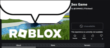a screenshot of a game called sex game by carnage