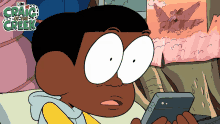 Looking Up And Down At My Phone Screen Craig GIF - Looking Up And Down At My Phone Screen Craig Craig Of The Creek GIFs