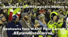 Eric Bieniemy Pete Carroll GIF - Eric Bieniemy Pete Carroll Seahawks Fans GIFs