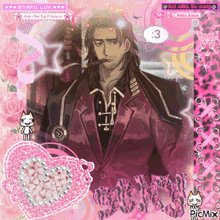 a picture of a man in a pink suit with a speech bubble saying get wild be crazy