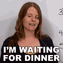 Im Waiting For Dinner Emma GIF - Im Waiting For Dinner Emma Engvid GIFs