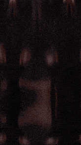 a dark room with a circular object in the center
