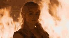 Emilia Clarke GIF - Emilia Clarke Game Of Thrones Fire GIFs