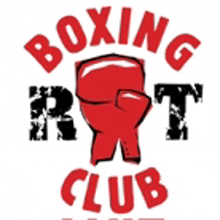 a logo for a boxing club with a boxing glove