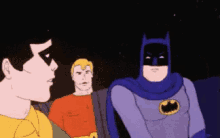 Conversation Over Batman GIF