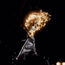 Ghost Rider On Fire GIF - Ghost Rider On Fire Here We Go GIFs