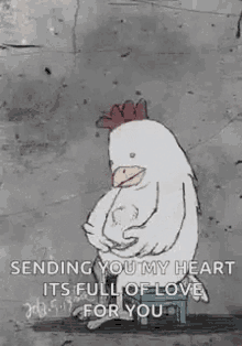 Chicken Animated GIF - Chicken Animated Heart GIFs