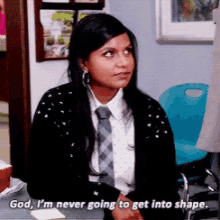 Never Going To Get In Shape Mindy GIF - Never Going To Get In Shape Mindy Struggles GIFs