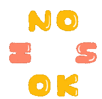 No Is Ok Selfcare Sticker - No Is Ok No Selfcare Stickers