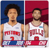 Detroit Pistons (108) Vs. Chicago Bulls (114) Post Game GIF - Nba Basketball Nba 2021 GIFs