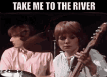 Talking Heads Take Me To The River GIF