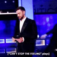 Justintimberlake Cant Stop The Feeling GIF - Justintimberlake Cant Stop The Feeling Award GIFs