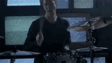 Drummer Hawthorne Heights GIF - Drummer Hawthorne Heights Constant Dread Song GIFs