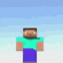steve minecraft falling video game game play
