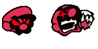 Devil Mario Icons Sticker - Devil Mario Icons No Hope Fnf Stickers