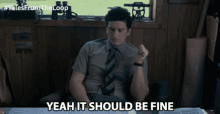 Yeah It Should Be Fine Sean Connolly Affleck GIF - Yeah It Should Be Fine Sean Connolly Affleck Tales From The Loop GIFs