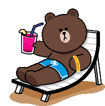 Brownandcony Bear Sticker - Brownandcony Brown Bear Stickers