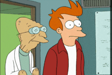 Double Take Futurama GIF - Double Take Futurama Professor Farnsworth GIFs