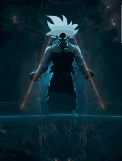 Wallpaper do Goku Limit breaker on Make a GIF