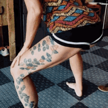 Tattoo Legs GIF - Tattoo Legs Stretch GIFs
