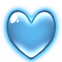 Blue Heart Cute GIF