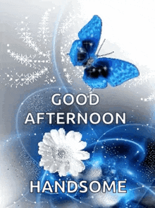 Good Afternoon Blue GIF - Good Afternoon Blue Sparkles GIFs