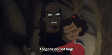 Klingons Do Not Hug Ma'Ah GIF - Klingons Do Not Hug Ma'Ah Ensign Mariner GIFs