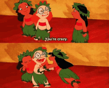 Lilo And Stitch Youre Crazy GIF - Lilo And Stitch Youre Crazy Hitting GIFs