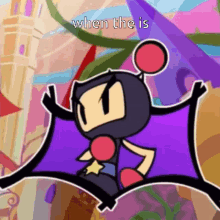 Bomberman Black Bomberman GIF - Bomberman Black Bomberman When The Is GIFs