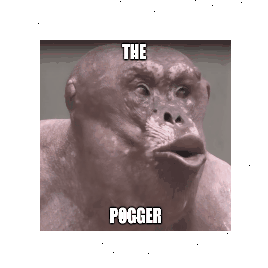 Poggers The Pogger Sticker - Poggers The Pogger Pogchamp Stickers