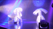 aluminum show mime tubes dance alien