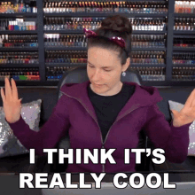 I Think Its Really Cool Cristine Raquel Rotenberg GIF - I Think Its Really Cool Cristine Raquel Rotenberg Simply Nailogical GIFs