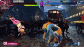 a screenshot of a video game with a counter hit displayed