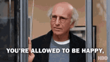 Move Along GIF - Larry David Youre Allowed To Be Happy But Not In Front Of Me GIFs