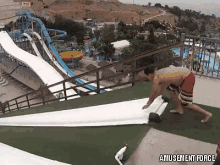 Amusement Force GIF - Amusement Force Slip And Fly GIFs